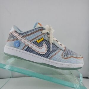 Nike Kids Blue and White Dunk Low Pro